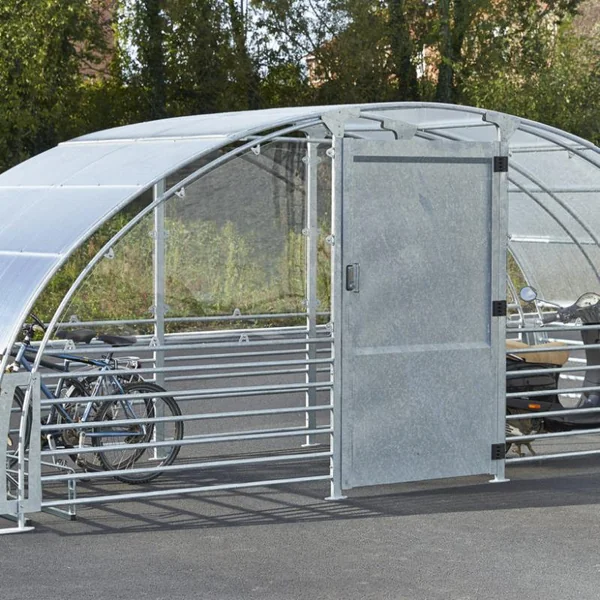 Abri de rangement vélos fermé Mottez - 12 vélos