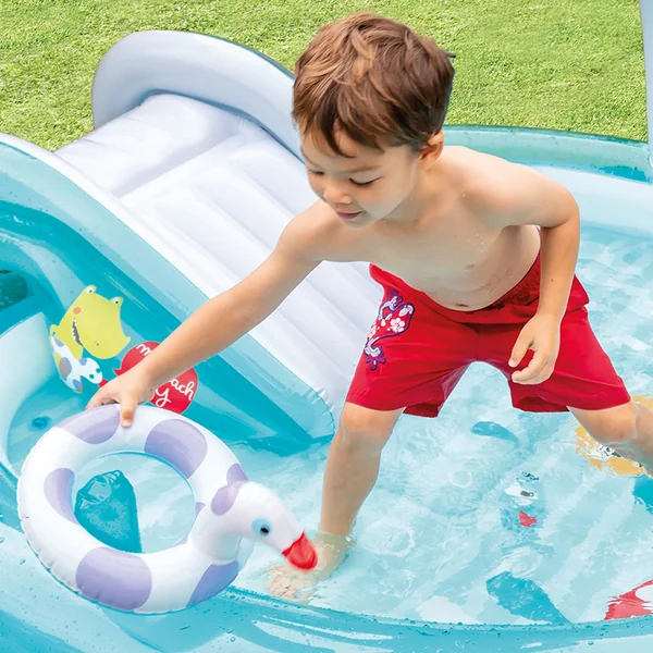 Aire de jeux gonflable Alligator