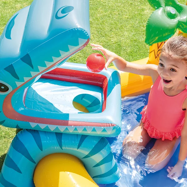 Aire de jeux gonflable Jurassic
