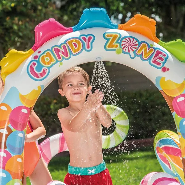 Aire de jeux gonflable Royaume des bonbons
