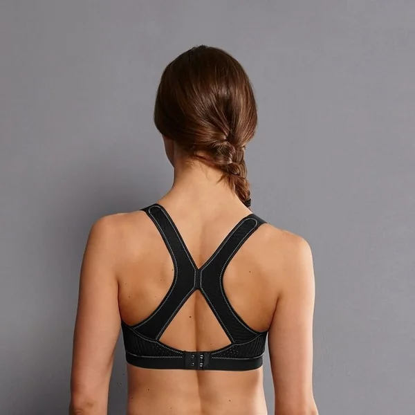 Anita Active - Soutien-gorge de sport sans armature X-Back 34 (75) F Noir