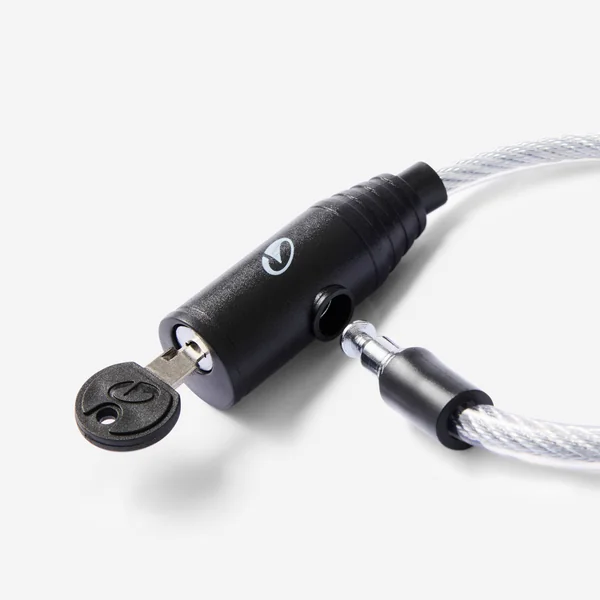 ANTIVOL ACCESSOIRES VELO A CLE 100 GRIS