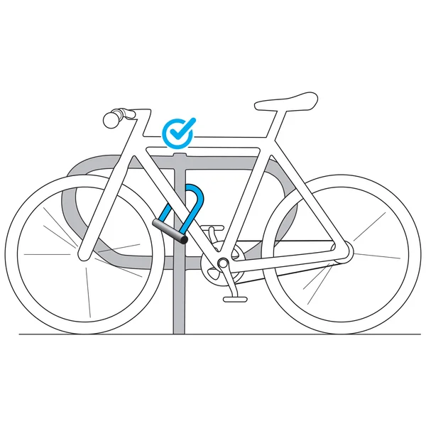 Antivol velo U 500 gris