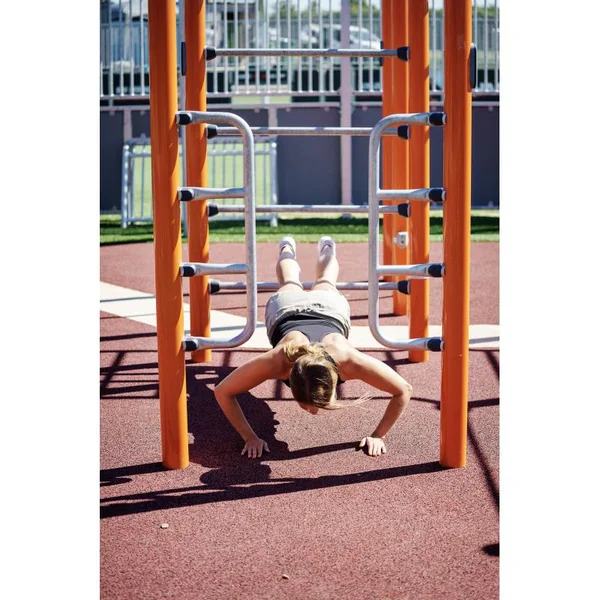 Appareil de musculation extérieur Kompan - Barre traction & push up