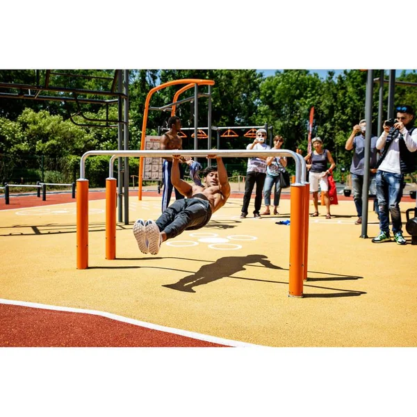 Appareil de musculation extérieur Kompan - Barres parallèles