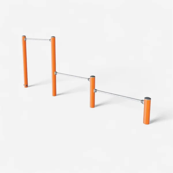Appareil de musculation extérieur Kompan - Barres push up