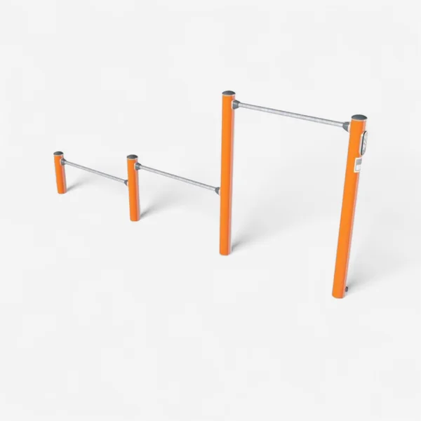 Appareil de musculation extérieur Kompan - Barres push up
