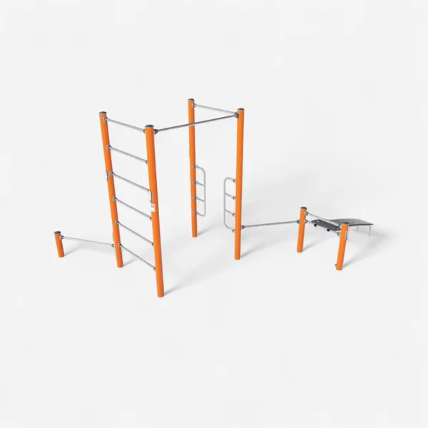 Appareil de musculation extérieur Kompan - Circuit 2 postes