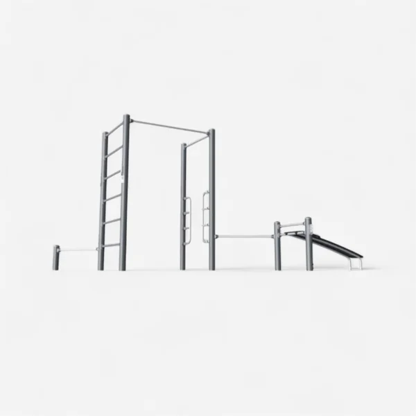 Appareil de musculation extérieur Kompan - Circuit 2 postes