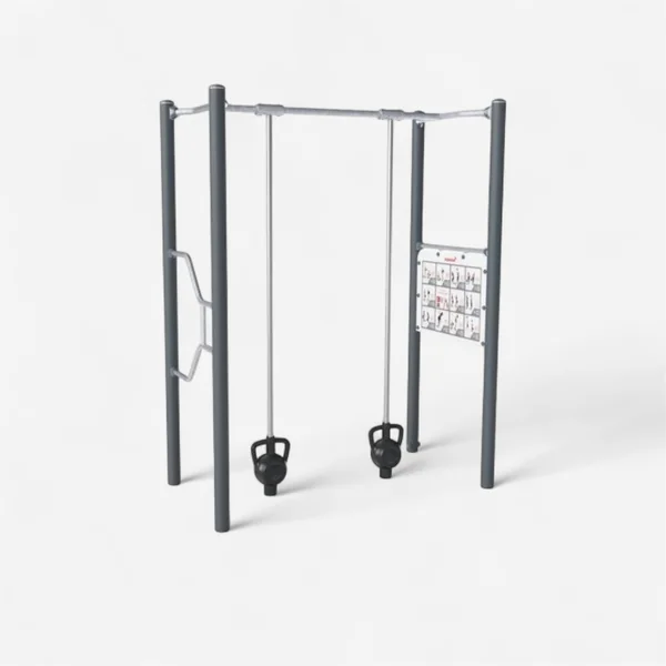 Appareil de musculation extérieur Kompan - Magnetic bells compact