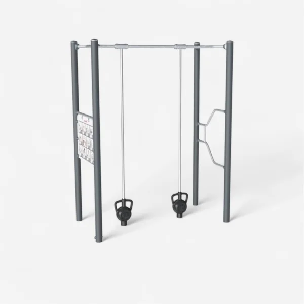 Appareil de musculation extérieur Kompan - Magnetic bells compact