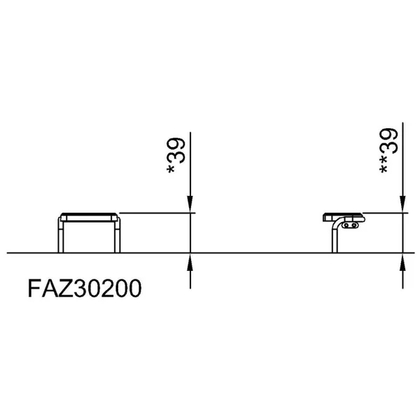 Appareil de musculation extérieur Kompan - Step 40Cm