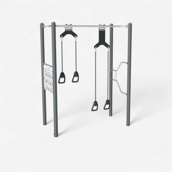 Appareil de musculation extérieur Kompan - Suspension trainer compact