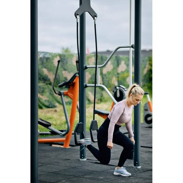 Appareil de musculation extérieur Kompan - Suspension trainer compact