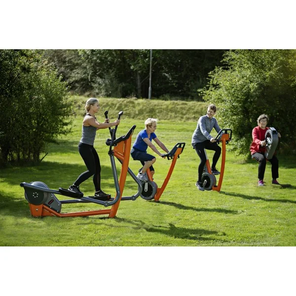 Appareil de musculation extérieur Kompan - Vélo Elliptique - Cross Trainer