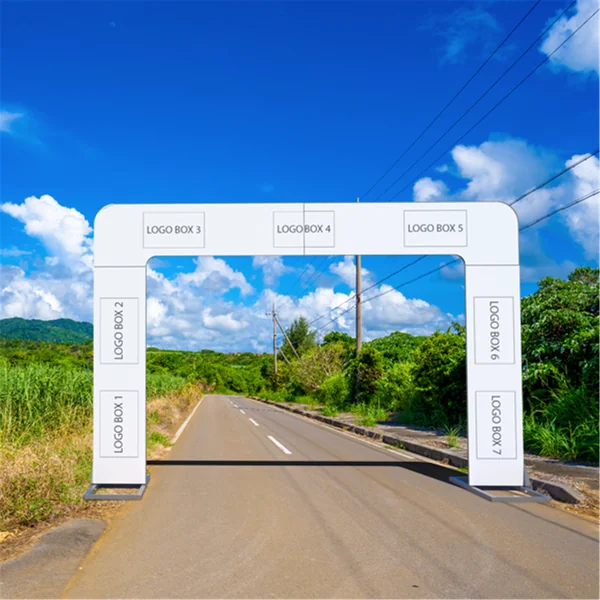 Arche rigide personnalisé hauteur 4 m Doublet - Entry M
