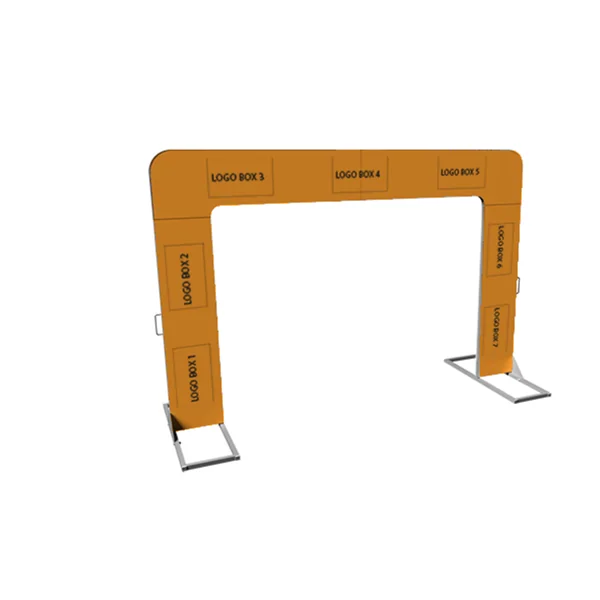 Arche rigide personnalisé hauteur 4 m Doublet - Entry M