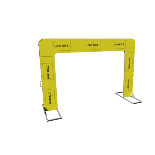 Arche rigide personnalisé hauteur 4 m Doublet - Entry M