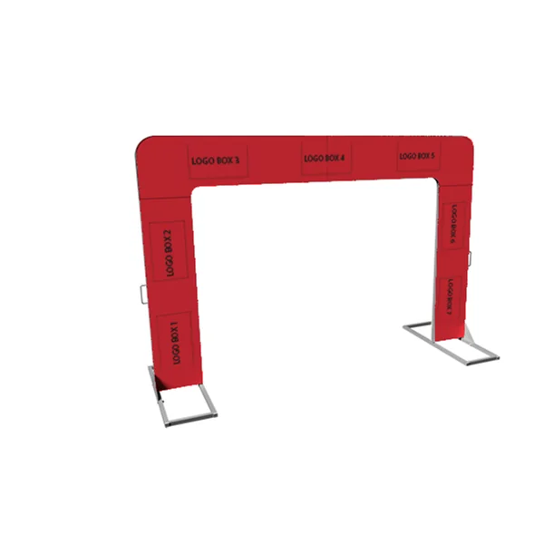 Arche rigide personnalisé hauteur 4 m Doublet - Entry M
