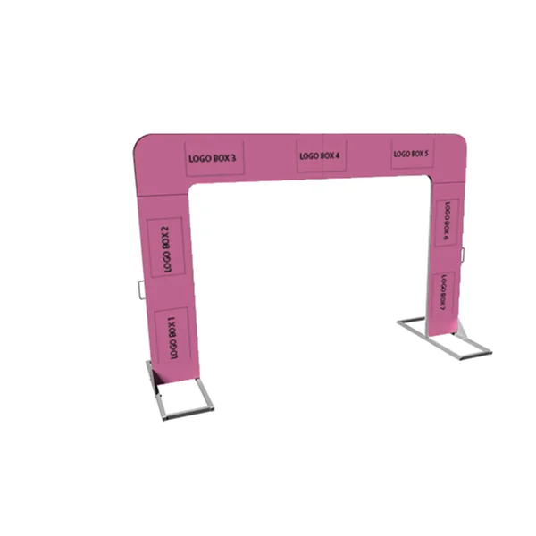 Arche rigide personnalisé hauteur 4 m Doublet - Entry M