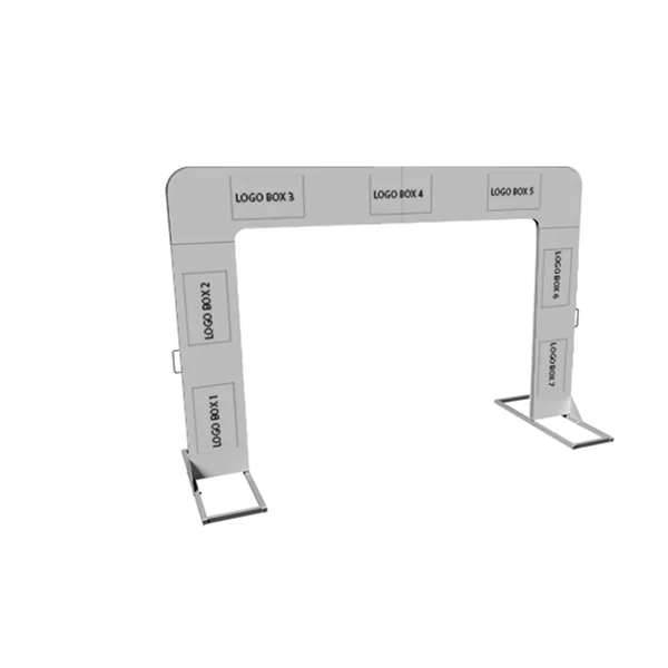 Arche rigide personnalisé hauteur 4 m Doublet - Entry M