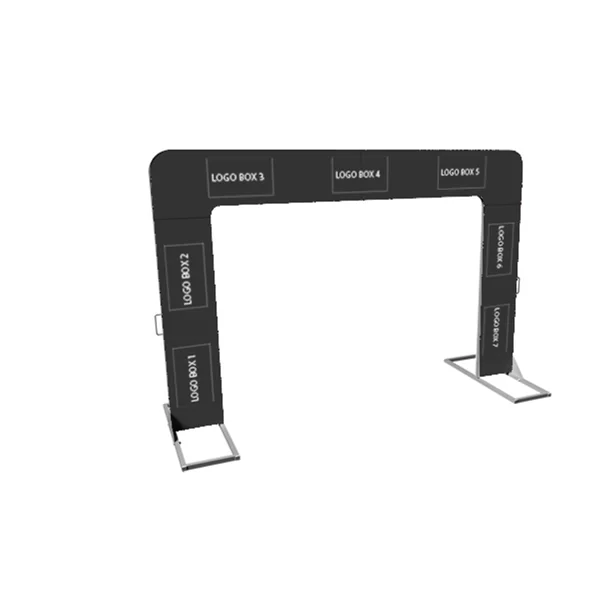 Arche rigide personnalisé hauteur 4 m Doublet - Entry M