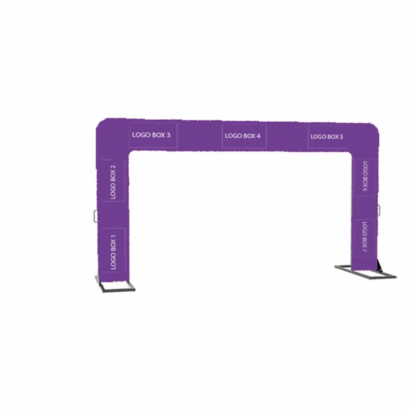 Arche rigide personnalisé hauteur 5 m Doublet - Entry XL