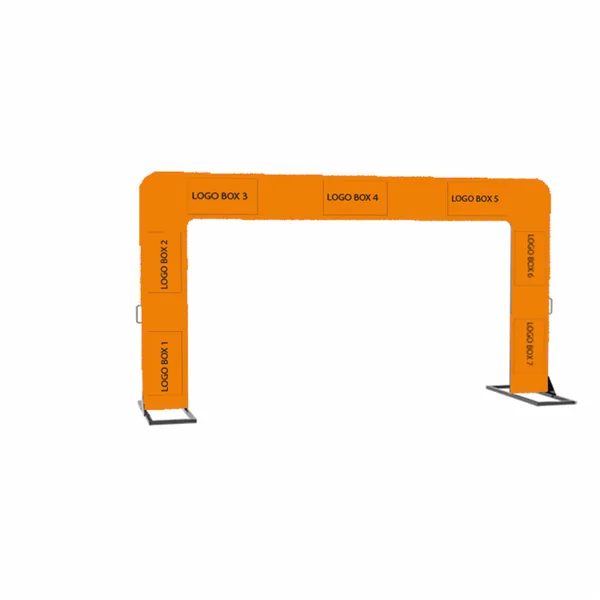 Arche rigide personnalisé hauteur 5 m Doublet - Entry XL