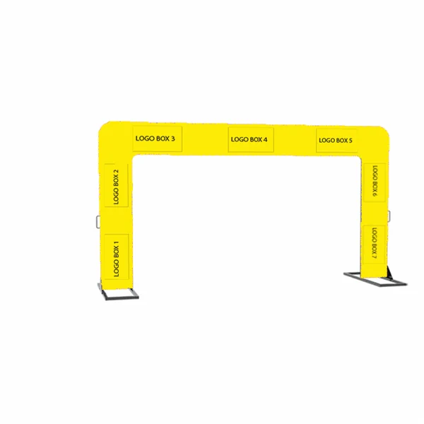 Arche rigide personnalisé hauteur 5 m Doublet - Entry XL
