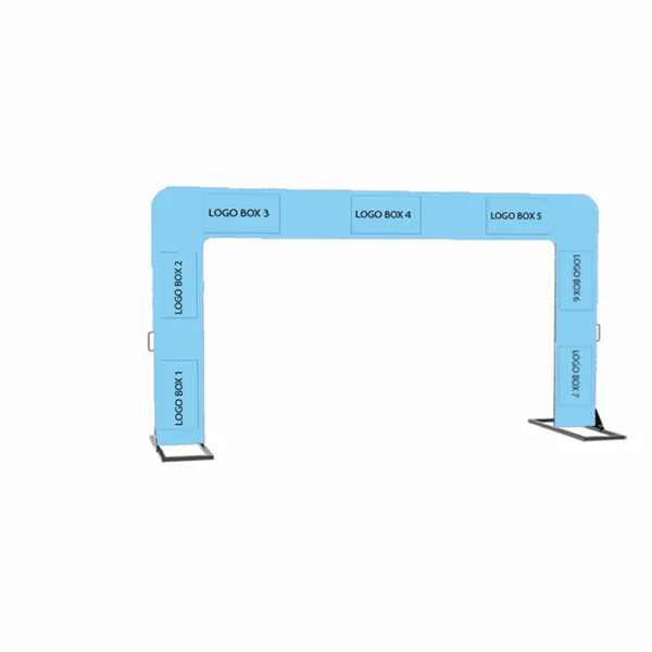 Arche rigide personnalisé hauteur 5 m Doublet - Entry XL