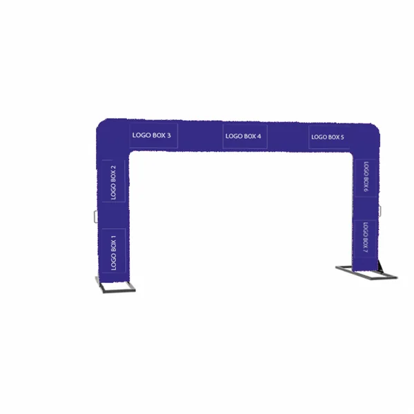 Arche rigide personnalisé hauteur 5 m Doublet - Entry XL