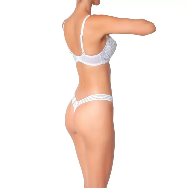 Arpège Soutien Gorge Armatures - String blanc Huit Lingerie