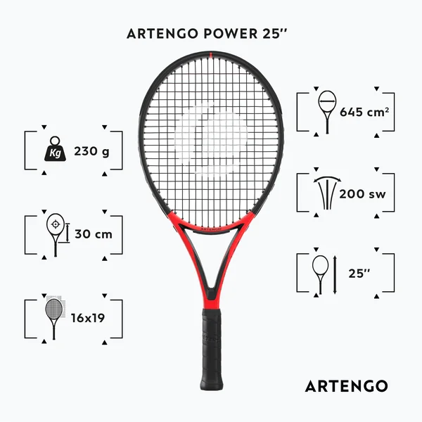 Artengo tr990 power 25 junior