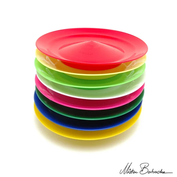 Assiette chinoise 24 cm Mister Babache - vert