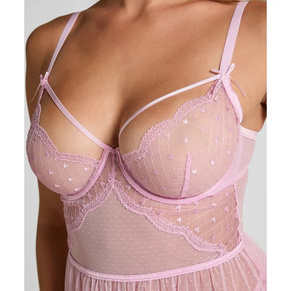 Baby-doll Cordelie - Rose