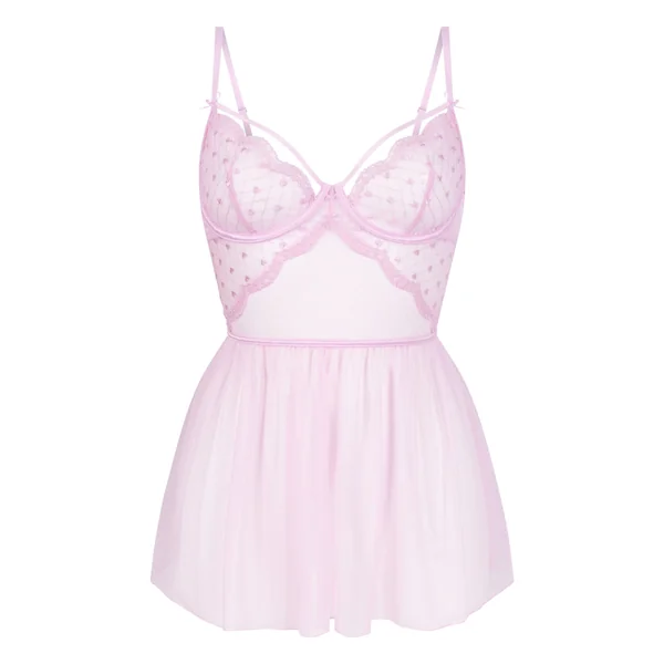 Baby-doll Cordelie - Rose