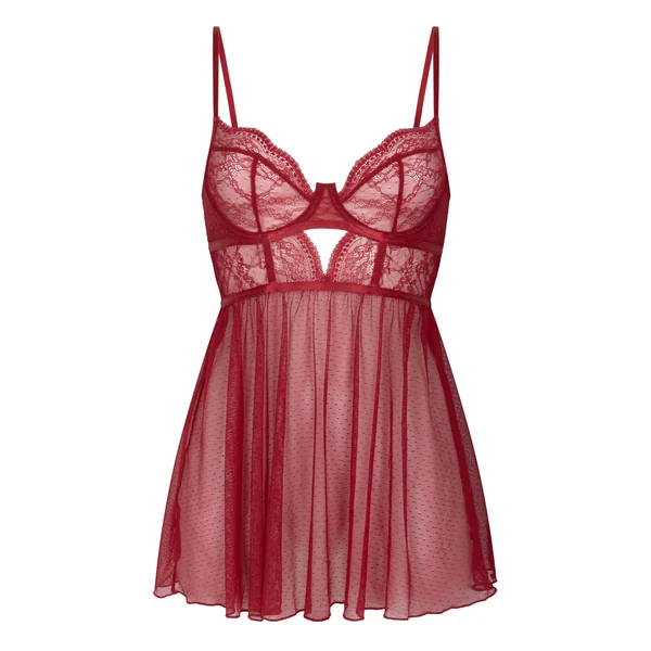 Babydoll Isabelle - Rouge