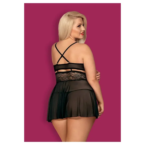 Babydoll noir 838-BAB