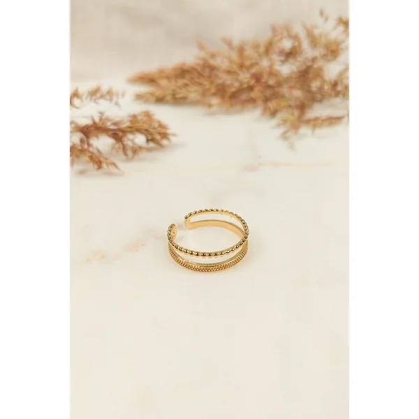Bague Anneau Double Bohème