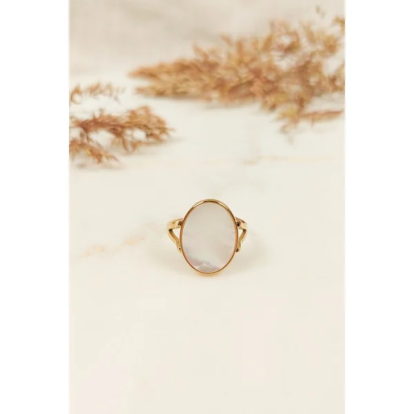 Bague Bohème Pierre Nacre