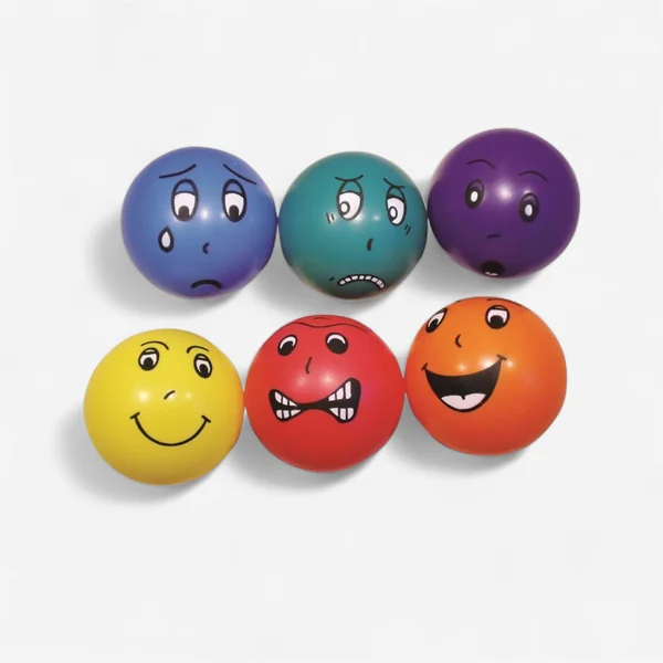 Balle baby gym Megaform - Lot de 6 émotions