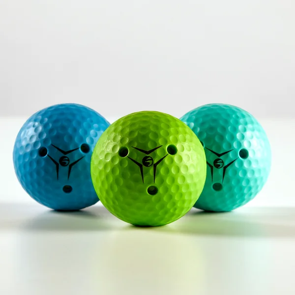 Balle de putting x3 - INESIS bleu/vert