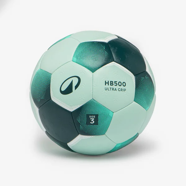Ballon de handball grip taille 3, H500 Ultragrip vert