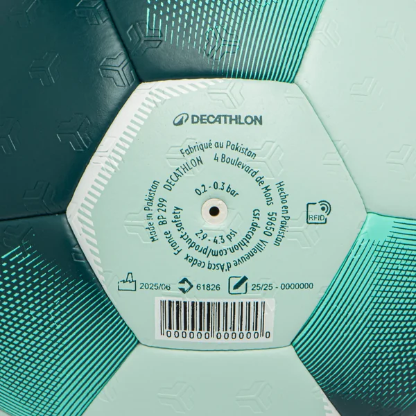 Ballon de handball grip taille 3, H500 Ultragrip vert