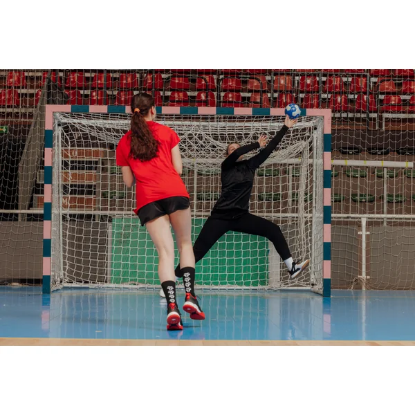 Ballon de handball sans résine taille 2 - Waxfree Ultragrip bleu / blanc