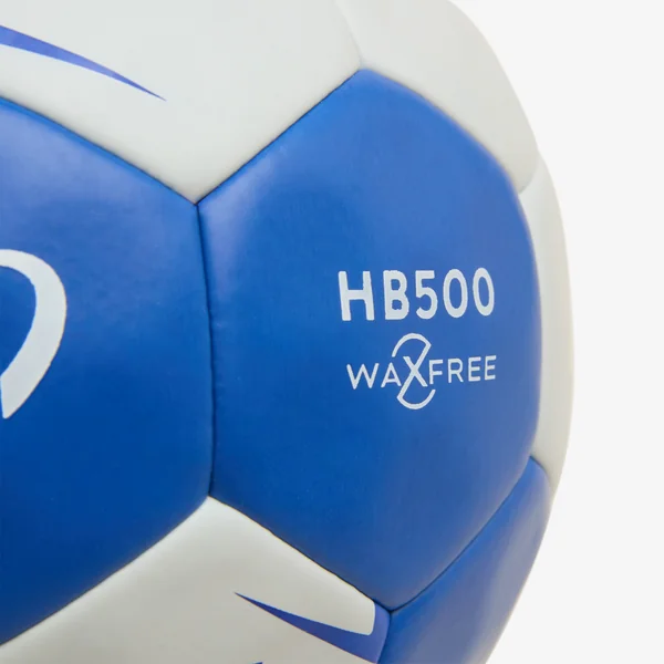 Ballon de handball sans résine taille 2 - Waxfree Ultragrip bleu / blanc