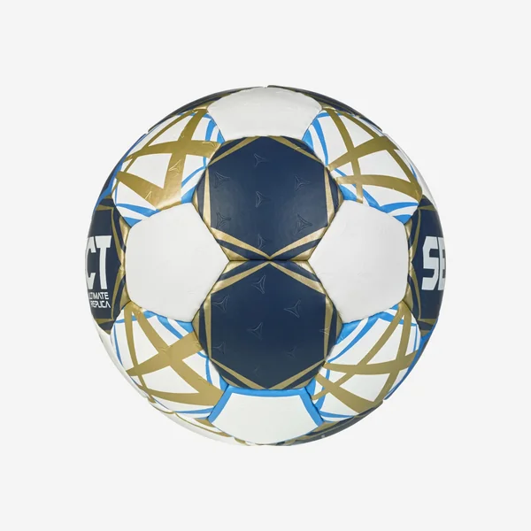 Ballon de handball taille 1 - Select Replica Champions League 25-26 bleu or