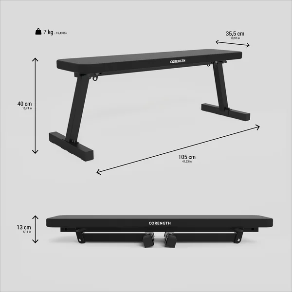 Banc de musculation pliable - bench 100