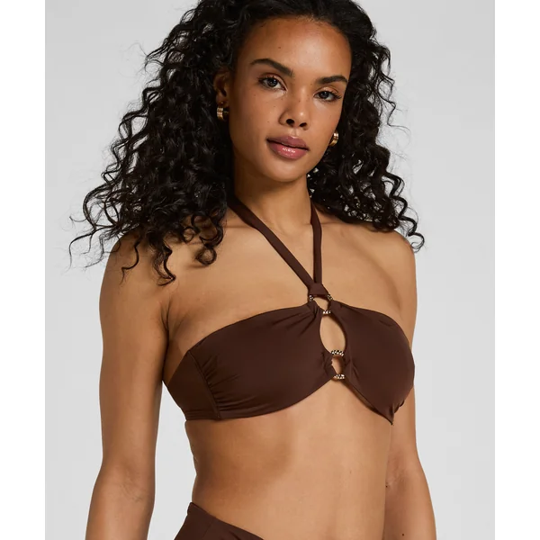 Bandeau Bikini Top Madrid - Marron