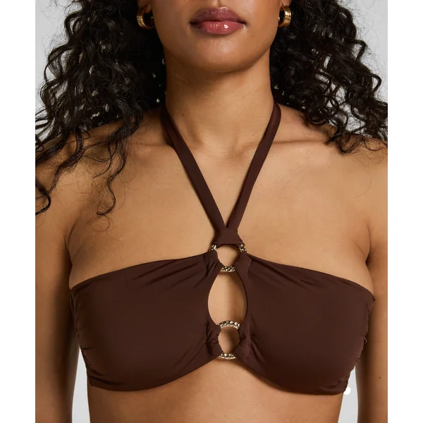 Bandeau Bikini Top Madrid - Marron
